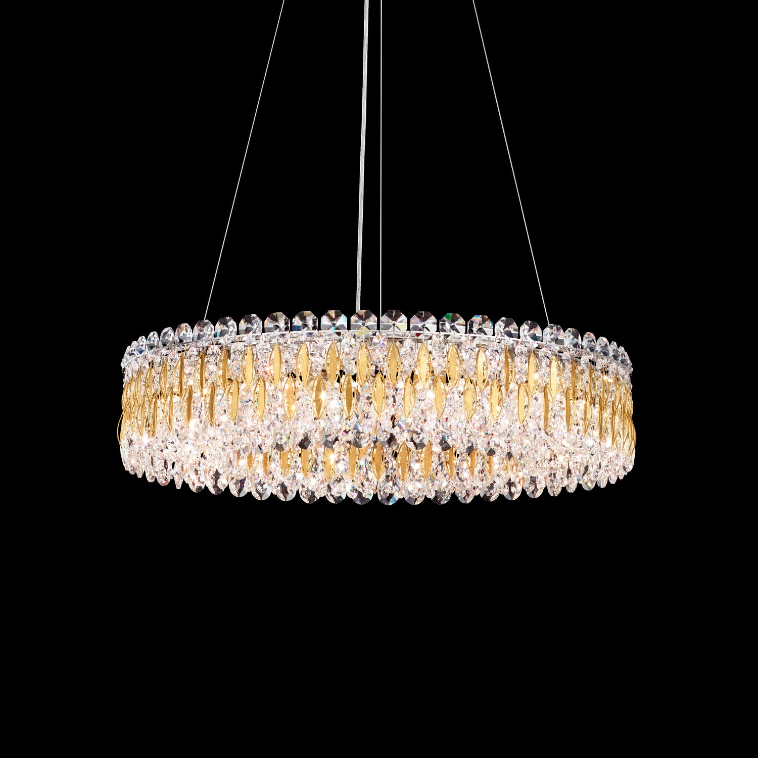 Schonbek - RS8343N-401R - 12 Light Pendant - Sarella - Polished Stainless Steel