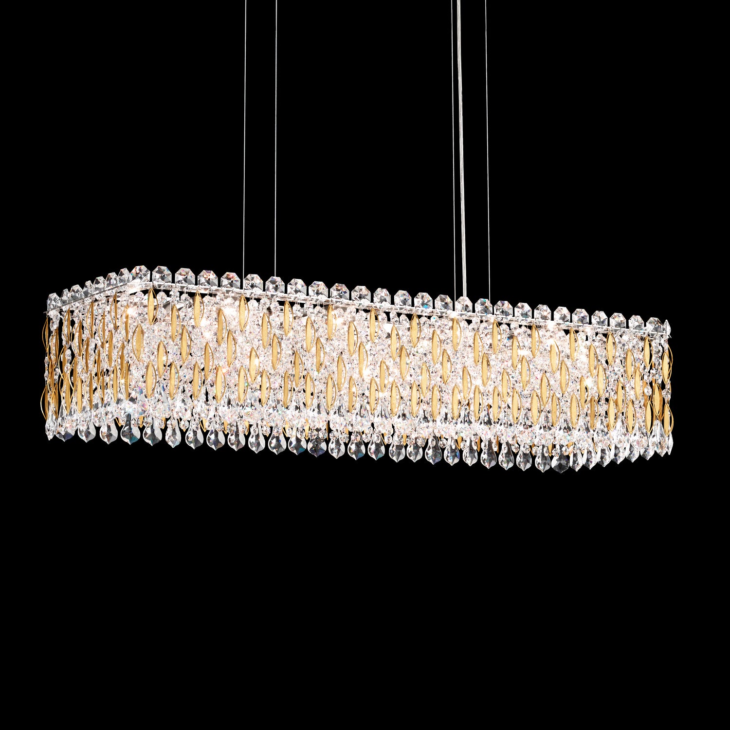Schonbek - RS8344N-401R - 13 Light Linear Pendant - Sarella - Polished Stainless Steel