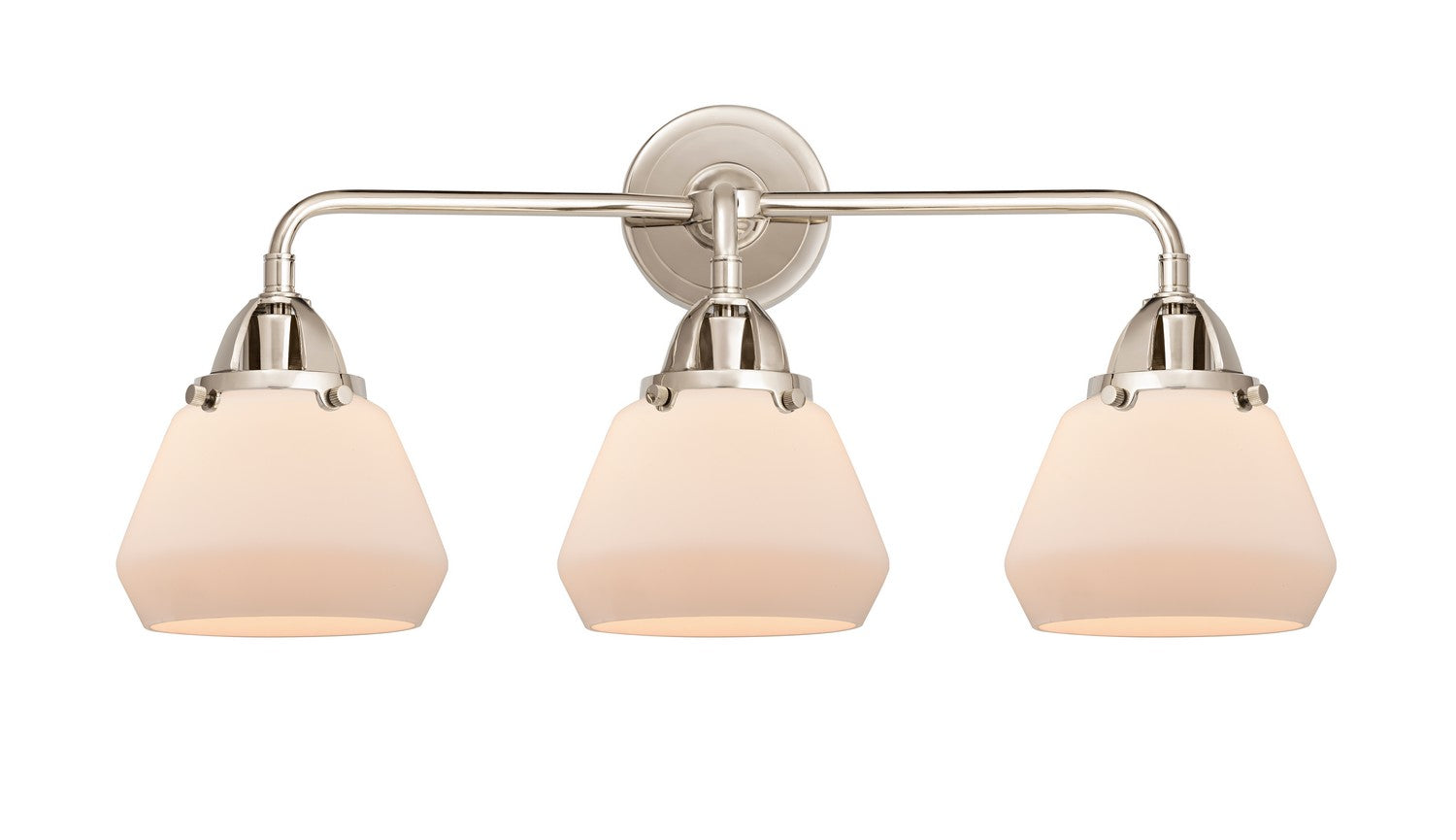 Innovations - 288-3W-PN-G171 - Three Light Bath Vanity - Nouveau 2 - Polished Nickel