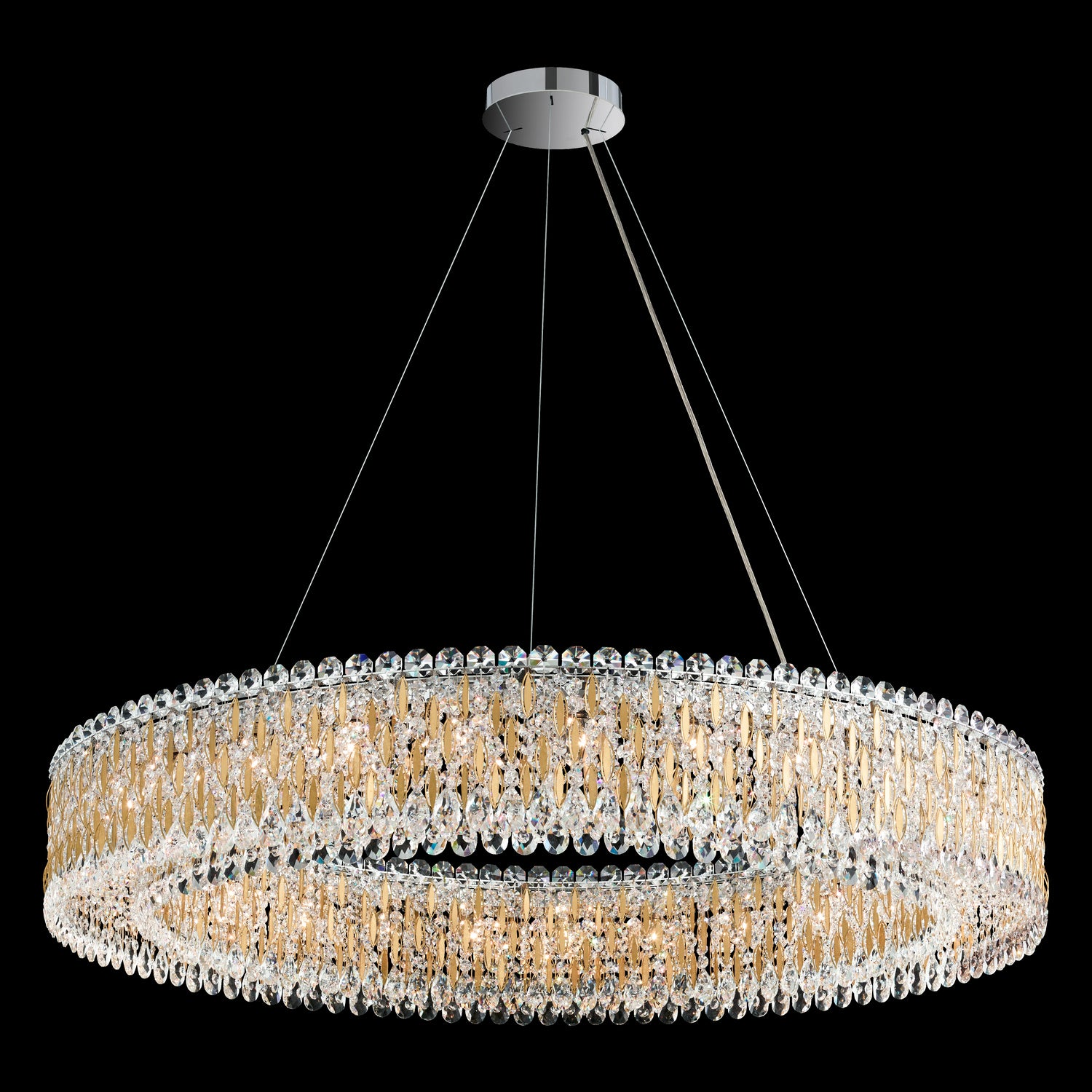 Schonbek - RS8350N-401R - 27 Light Pendant - Sarella - Polished Stainless Steel