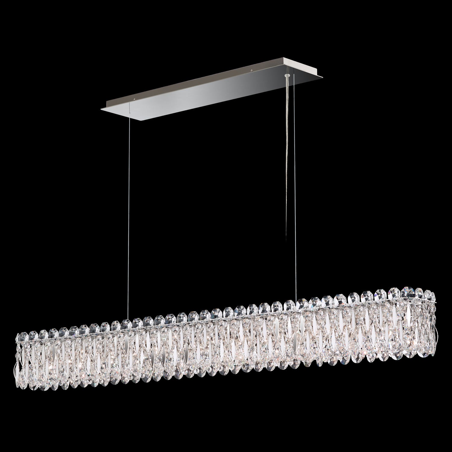 Schonbek - RS8352N-06R - 11 Light Linear Pendant - Sarella - White