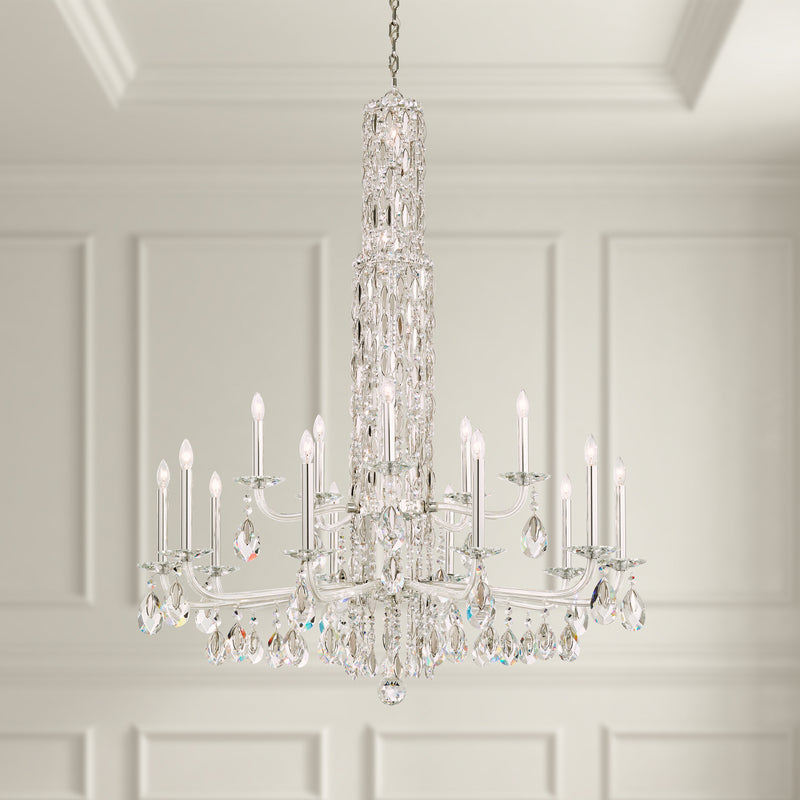Schonbek - RS84151N-401R - 17 Light Chandelier - Siena - Polished Stainless Steel