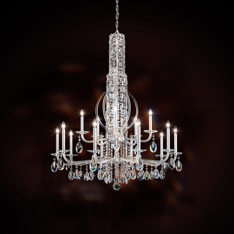 Schonbek - RS8415N-401R - 17 Light Chandelier - Siena - Polished Stainless Steel