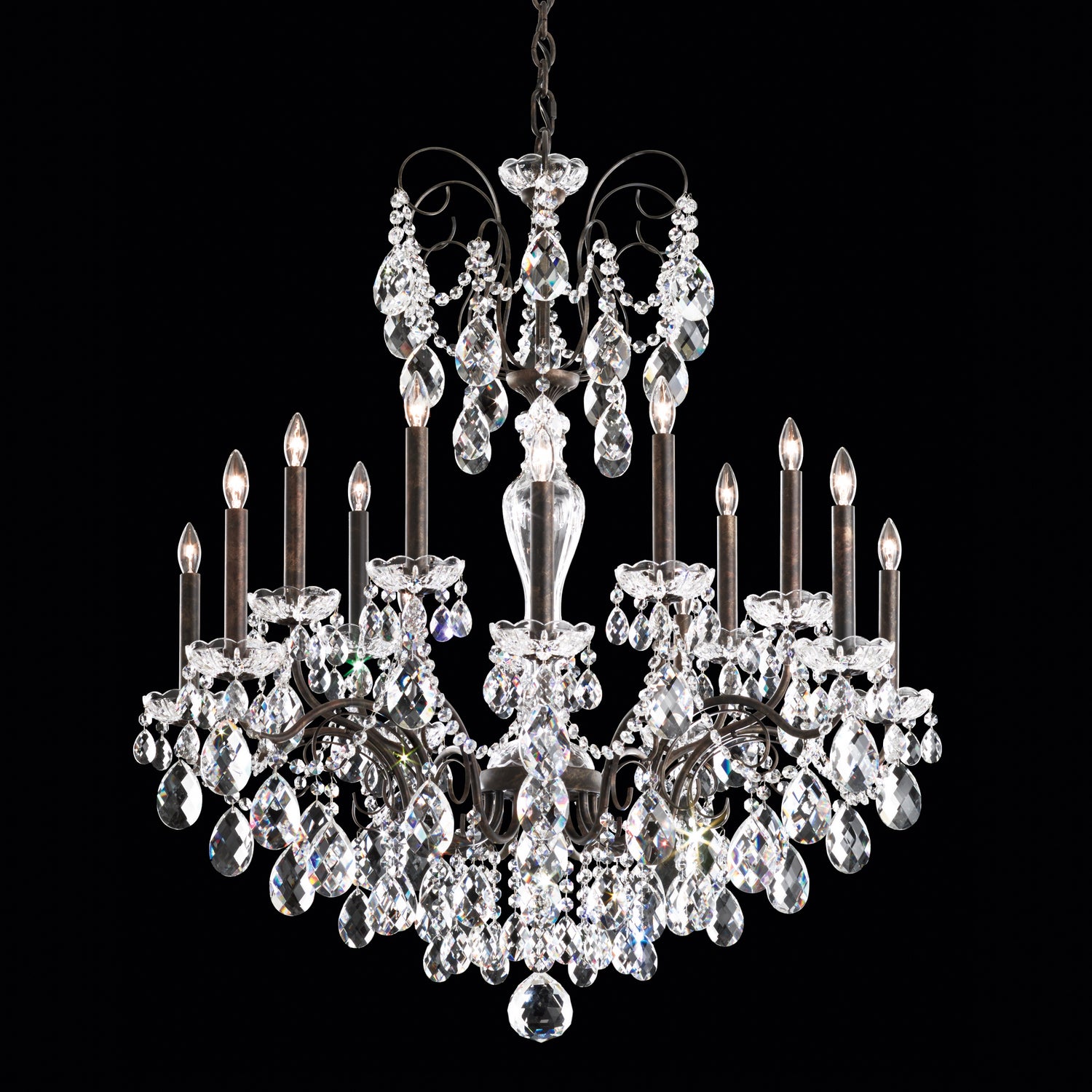 Schonbek - ST1852N-76S - 14 Light Chandelier - Sonatina - Heirloom Bronze