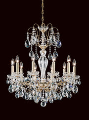 Schonbek - ST1946N-22H - Ten Light Chandelier - Sonatina - Heirloom Gold