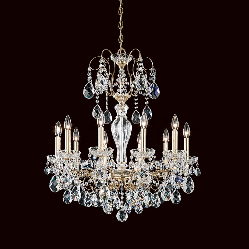 Schonbek - ST1946N-23H - Ten Light Chandelier - Sonatina - Etruscan Gold