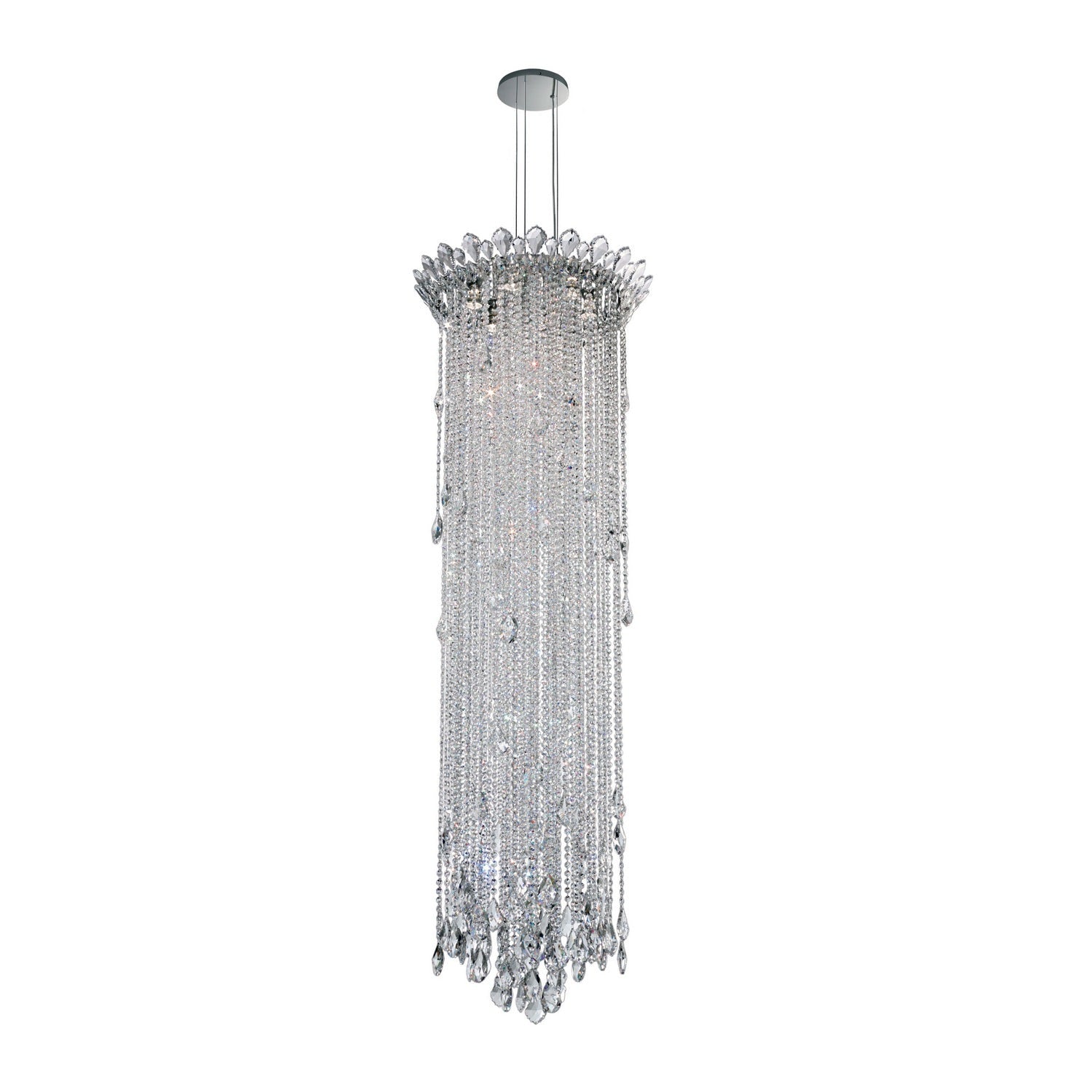 Schonbek - TR2413N-401R - Six Light Pendant - Trilliane Strands - Polished Stainless Steel
