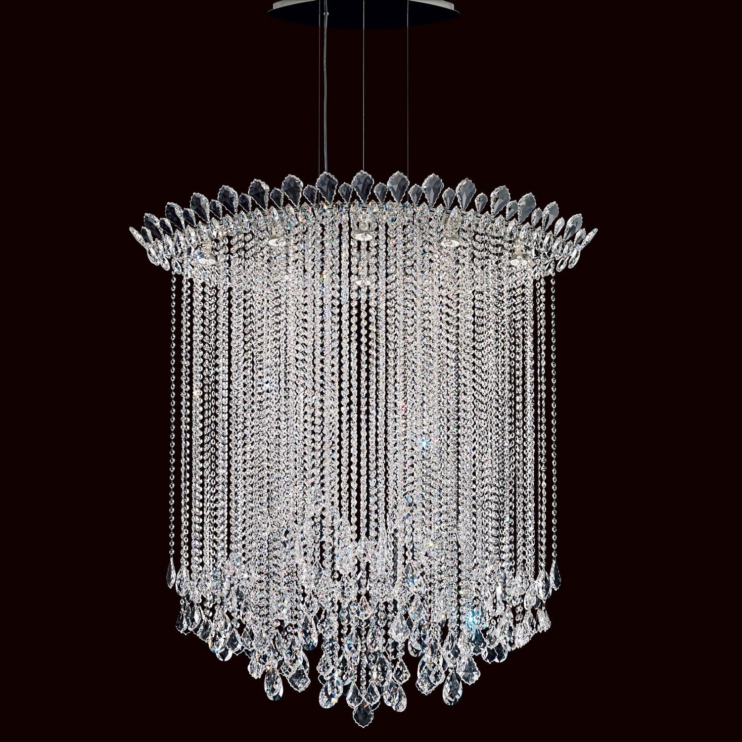 Schonbek - TR4813N-401R - Eight Light Pendant - Trilliane Strands - Polished Stainless Steel