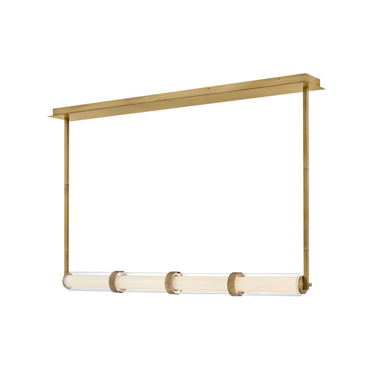 Fredrick Ramond - FR41486LCB - LED Linear Pendant - Cy - Lacquered Brass