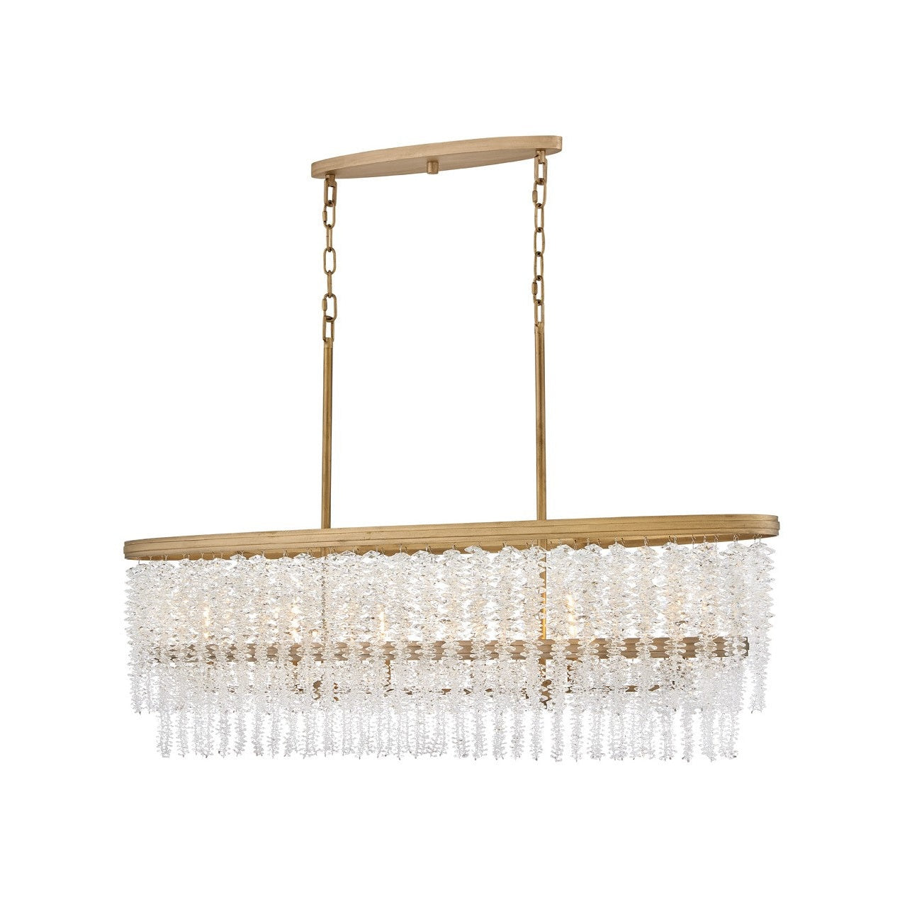 Fredrick Ramond - FR41496BNG - LED Linear Pendant - Rubina - Burnished Gold