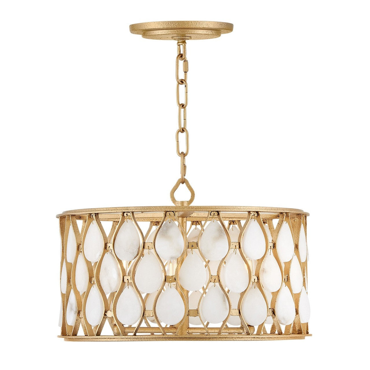 Fredrick Ramond - FR41503PI - LED Convertible Semi-Flush Mount - Estie - Piastra Gold