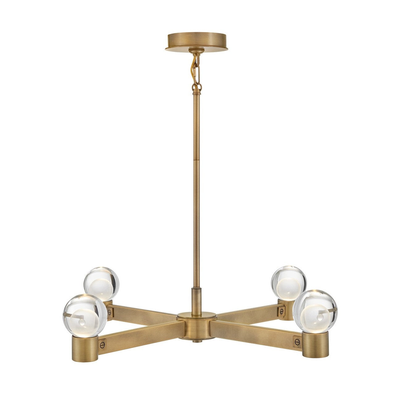Fredrick Ramond - FR41545HB - LED Chandelier - Lyric - Heritage Brass
