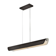 Fredrick Ramond - FR41555BX - LED Linear Pendant - Arco - Black Oxide