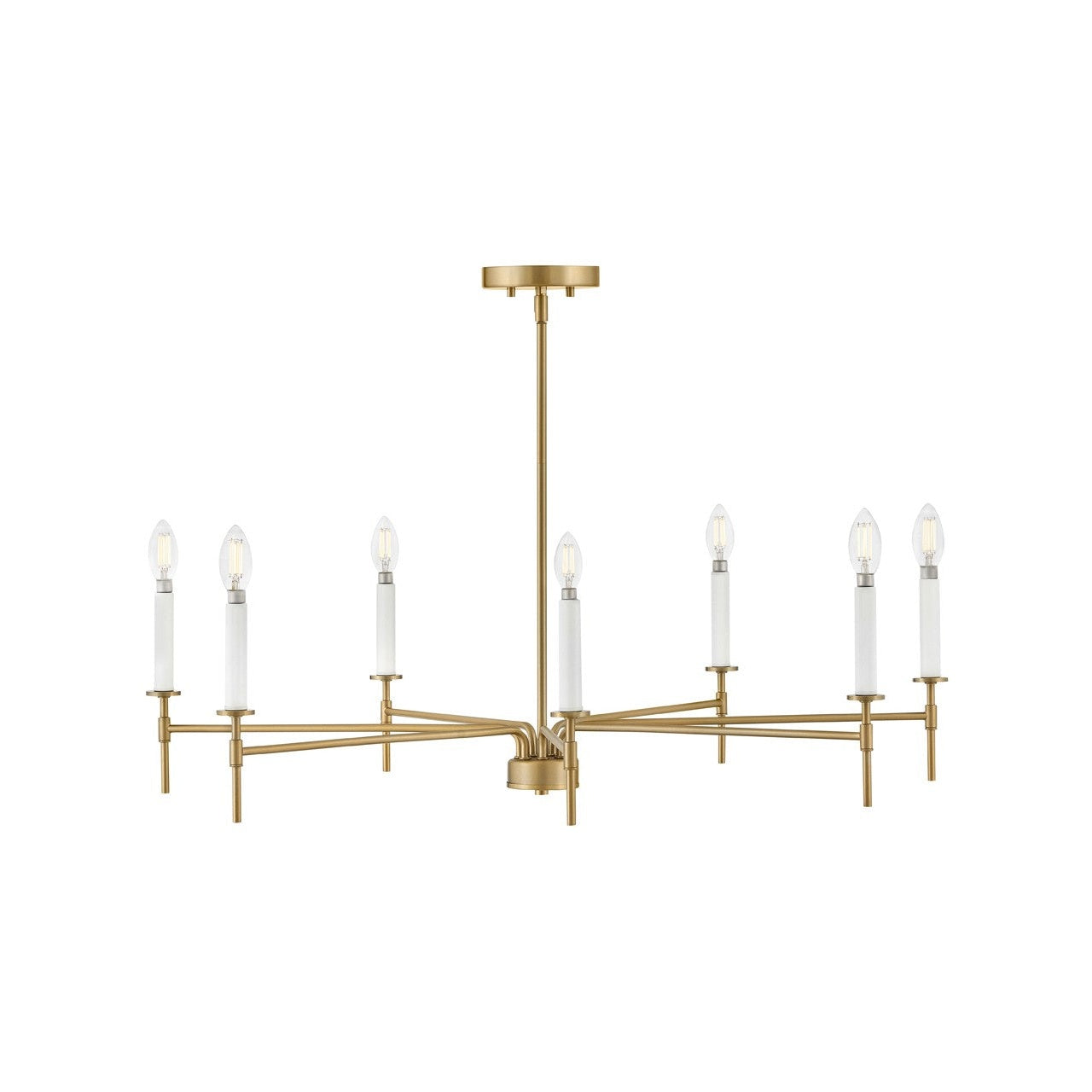 Lark - 83077LCB - LED Chandelier - Hux - Lacquered Brass