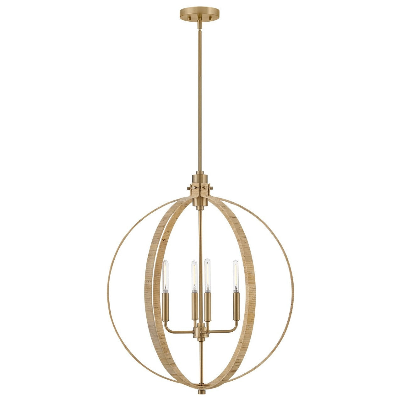 Lark - 83554LCB-BAM - LED Chandelier - Fallon - Lacquered Brass