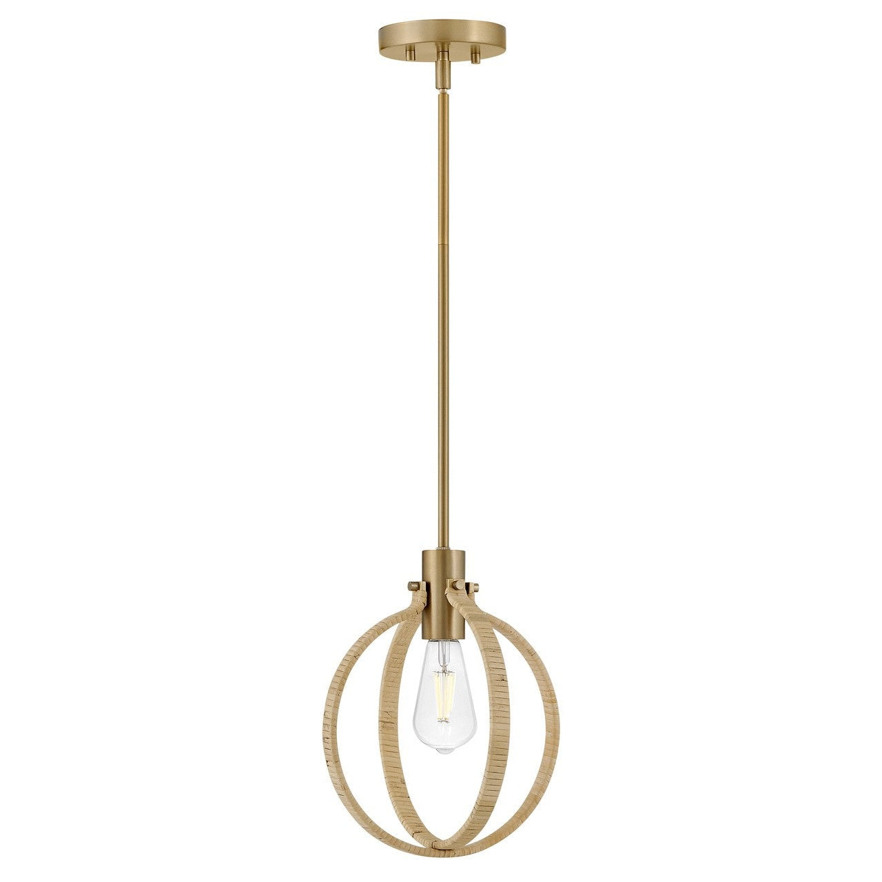 Lark - 83557LCB-BAM - LED Pendant - Fallon - Lacquered Brass