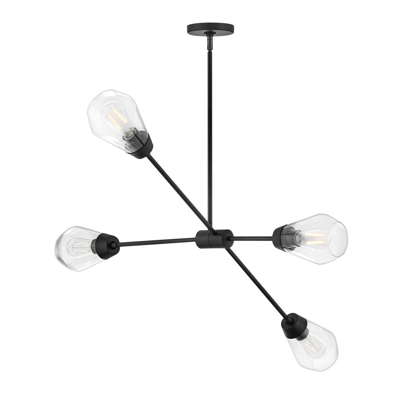 Lark - 83584BK - LED Chandelier - Livie - Black