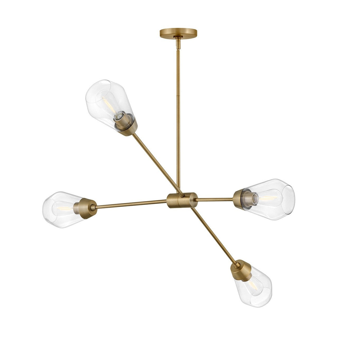 Lark - 83584LCB - LED Chandelier - Livie - Lacquered Brass