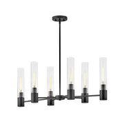 Lark - 85406BK - LED Linear Chandelier - Shea - Black