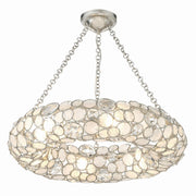 Crystorama - 525-SA - Six Light Chandelier - Palla - Antique Silver