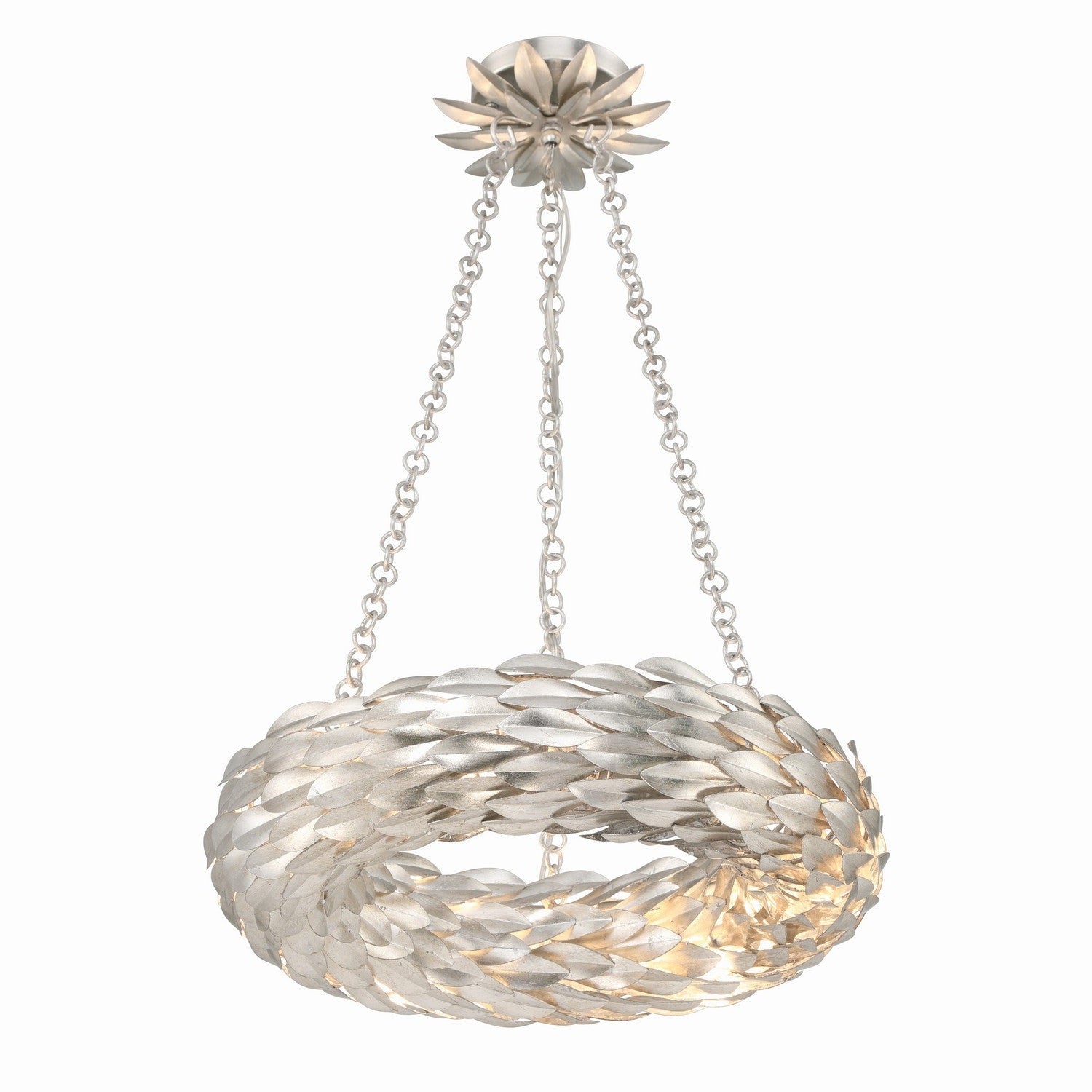 Crystorama - 535-SA - LED Chandelier - Broche - Antique Silver
