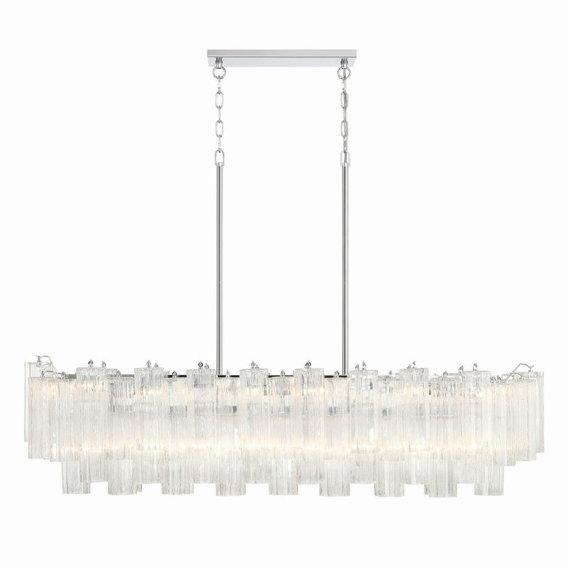 Crystorama - ADD-317-CH-CL - 14 Light Chandelier - Addis - Polished Chrome