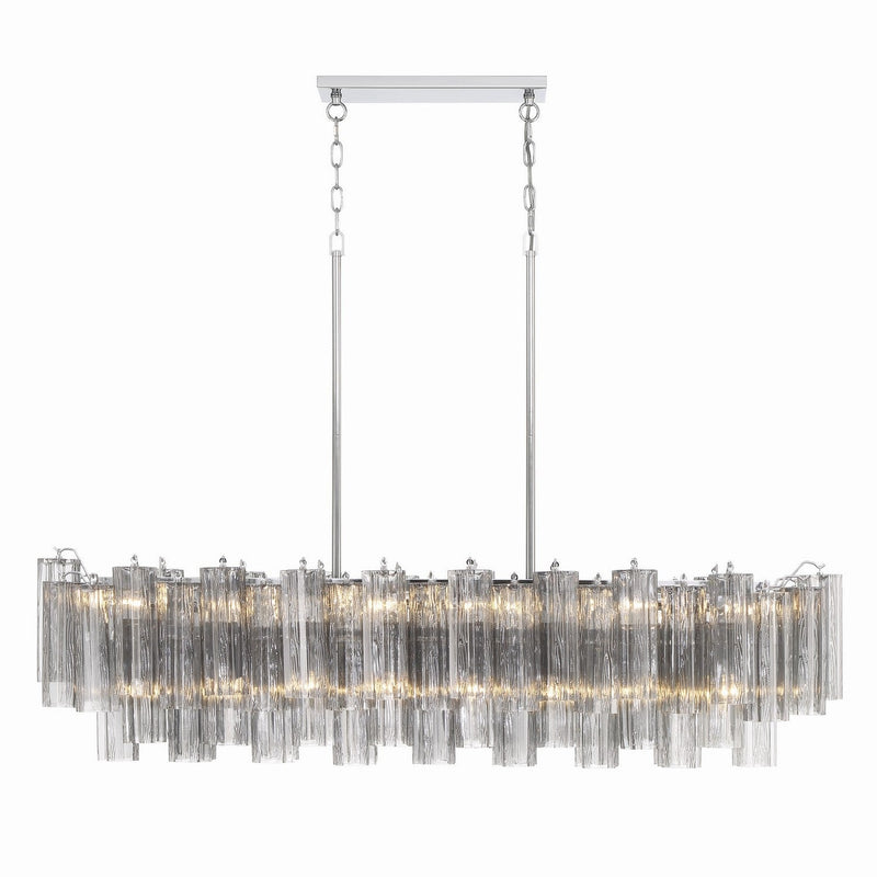 Crystorama - ADD-317-CH-SM - 14 Light Chandelier - Addis - Polished Chrome