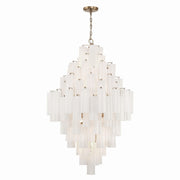 Crystorama - ADD-319-AG-WH - 20 Light Chandelier - Addis - Aged Brass