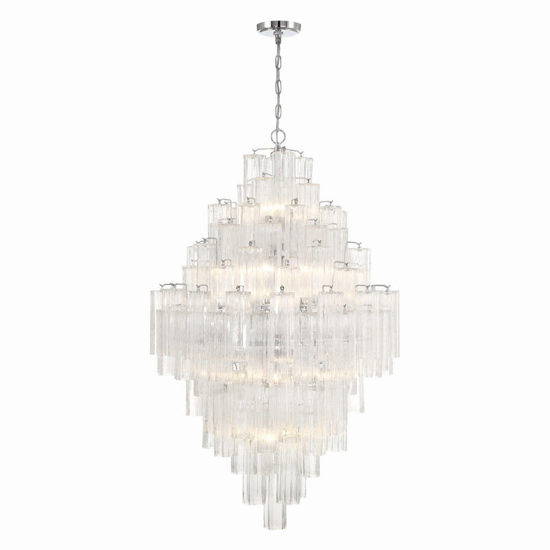 Crystorama - ADD-319-CH-CL - 20 Light Chandelier - Addis - Polished Chrome