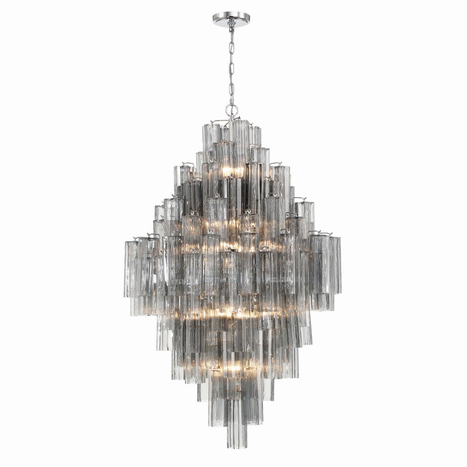 Crystorama - ADD-319-CH-SM - 20 Light Chandelier - Addis - Polished Chrome