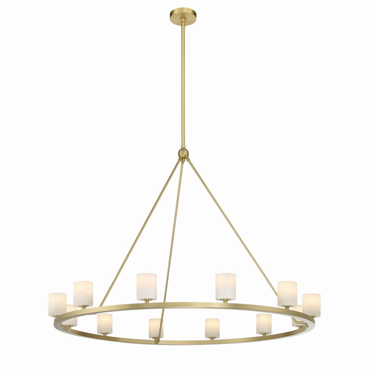 Crystorama - ARA-10266-SB-ST - LED Chandelier - Aragon - Soft Brass