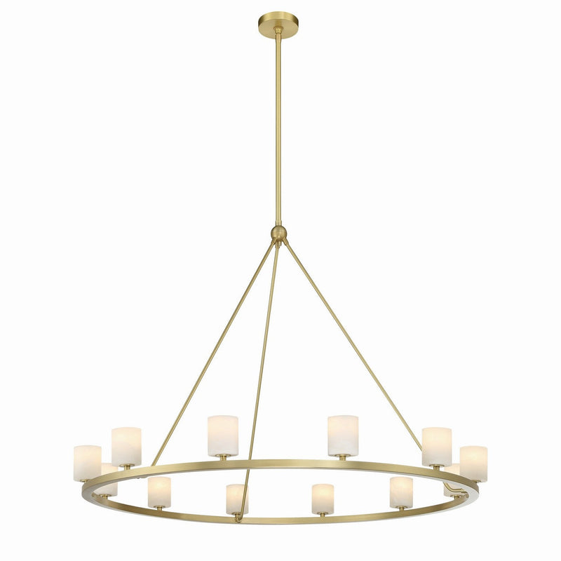 Crystorama - ARA-10266-SB-ST - LED Chandelier - Aragon - Soft Brass