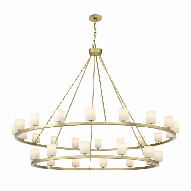 Crystorama - ARA-10269-SB-ST - LED Chandelier - Aragon - Soft Brass