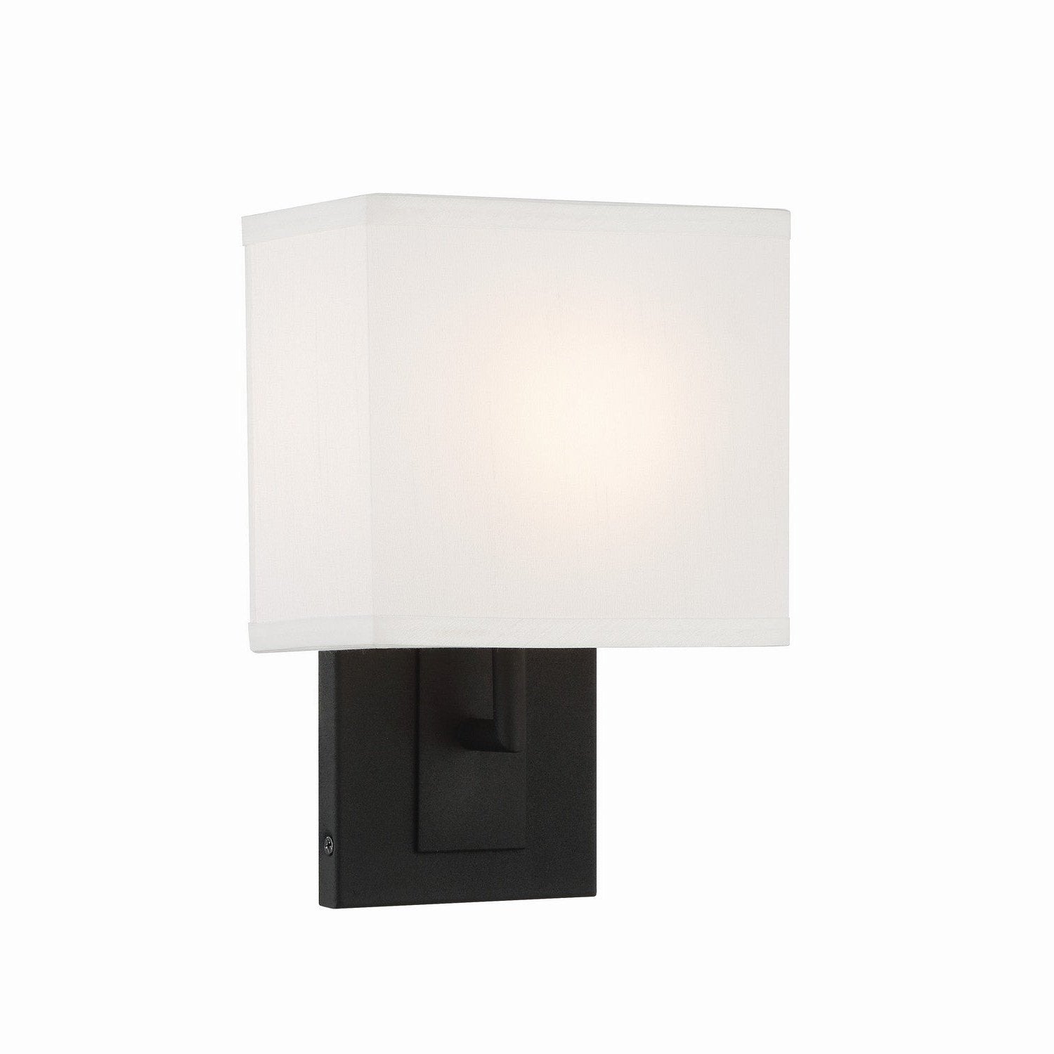 Crystorama - BRE-A3632-BF - One Light Wall Sconce - Brent - Black Forged