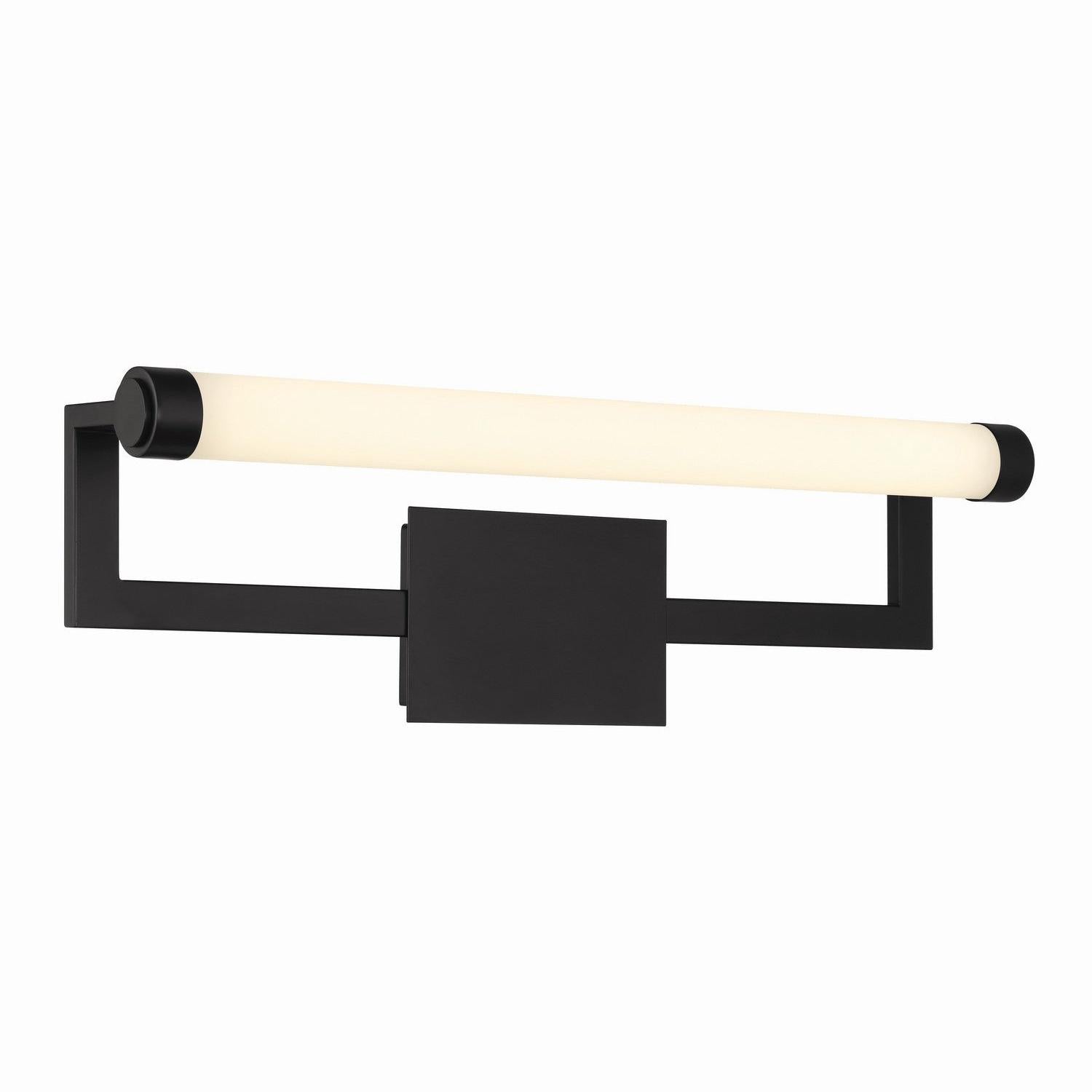 Crystorama - CLT-7201-MK - LED Bathroom Vanity - Clinton - Matte Black