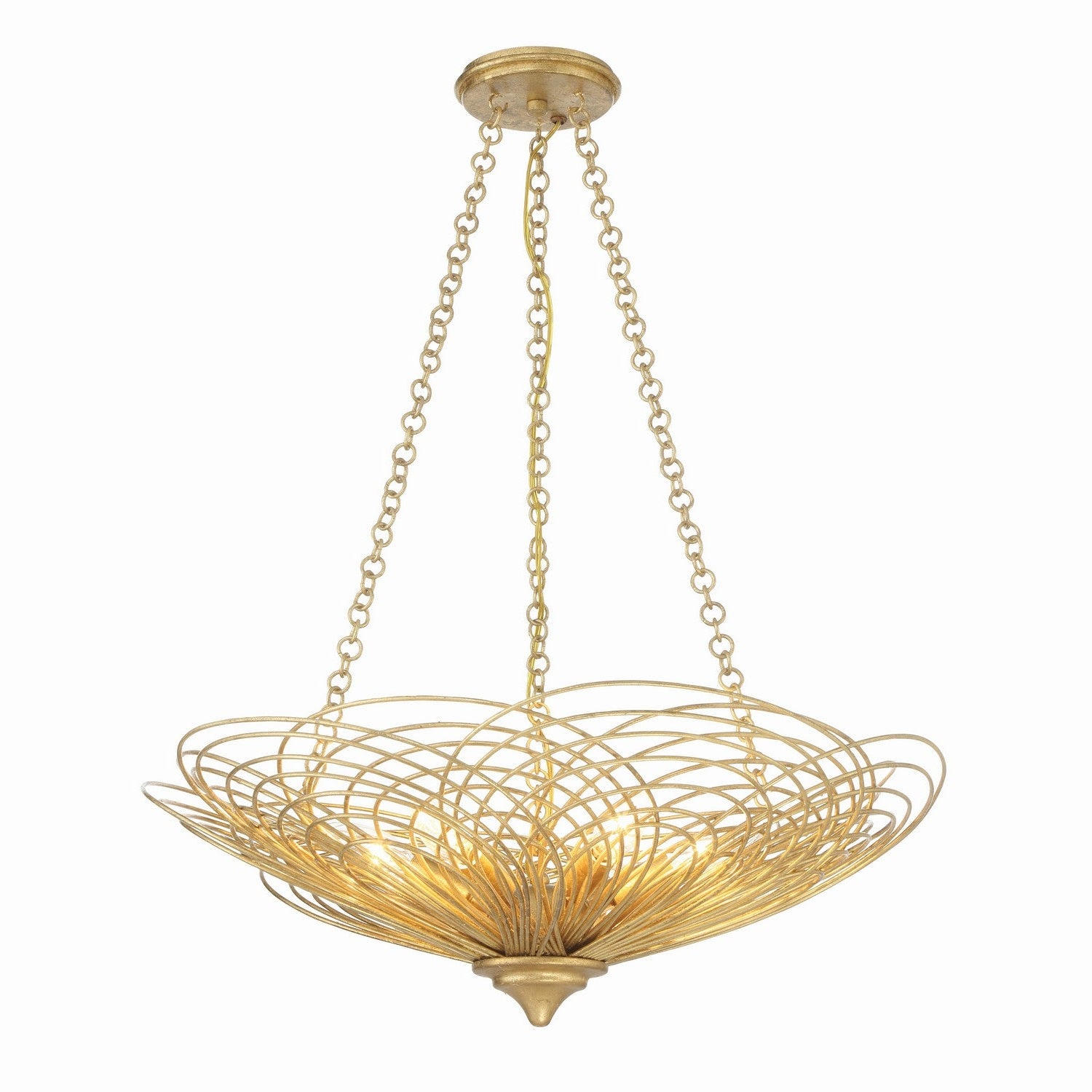 Crystorama - DOR-B7706-RG - Six Light Chandelier - Doral - Renaissance Gold