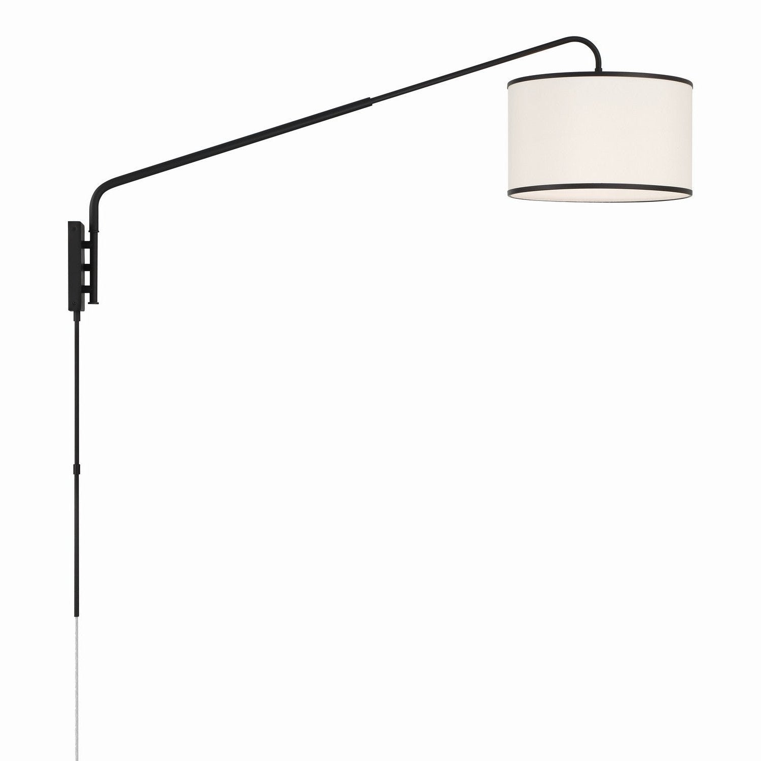 Crystorama - MAL-601-MK - One Light Task Sconce - Mallory - Matte Black