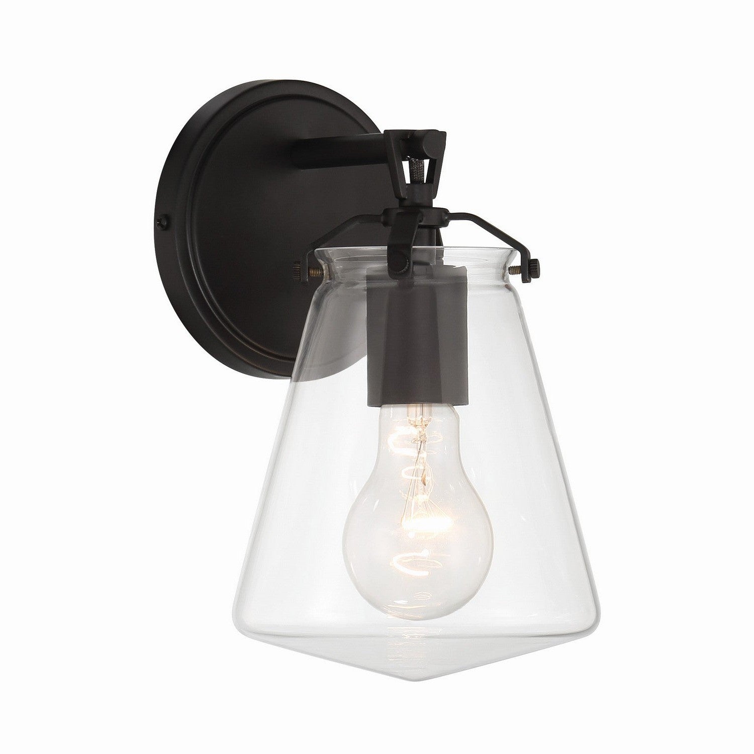 Crystorama - VSS-7001-MK - One Light Wall Sconce - Voss - Matte Black