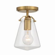 Crystorama - VSS-7002-LG_CEILING - One Light Semi Flush Mount - Voss - Luxe Gold