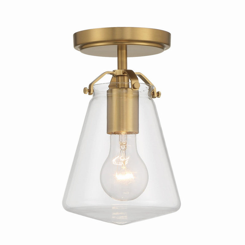 Crystorama - VSS-7002-LG_CEILING - One Light Semi Flush Mount - Voss - Luxe Gold
