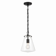 Crystorama - VSS-7003-MK - One Light Mini Pendant - Voss - Matte Black