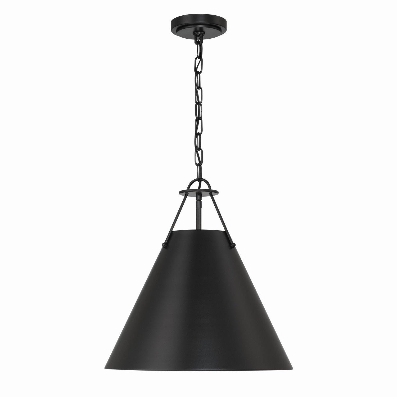 Crystorama - XAV-B8305-MK - Three Light Pendant - Xavier - Matte Black
