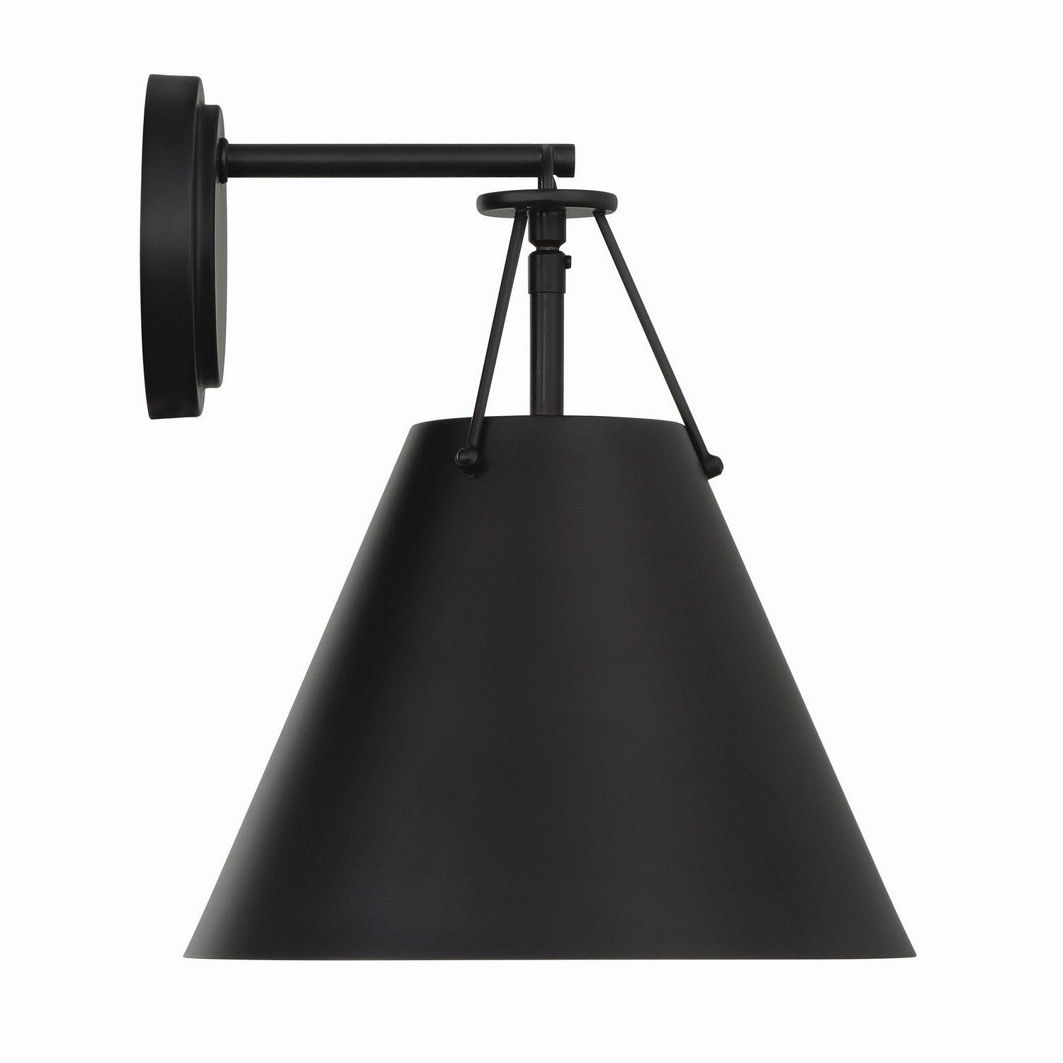 Crystorama - XAV-B8311-MK - One Light Task Sconce - Xavier - Matte Black