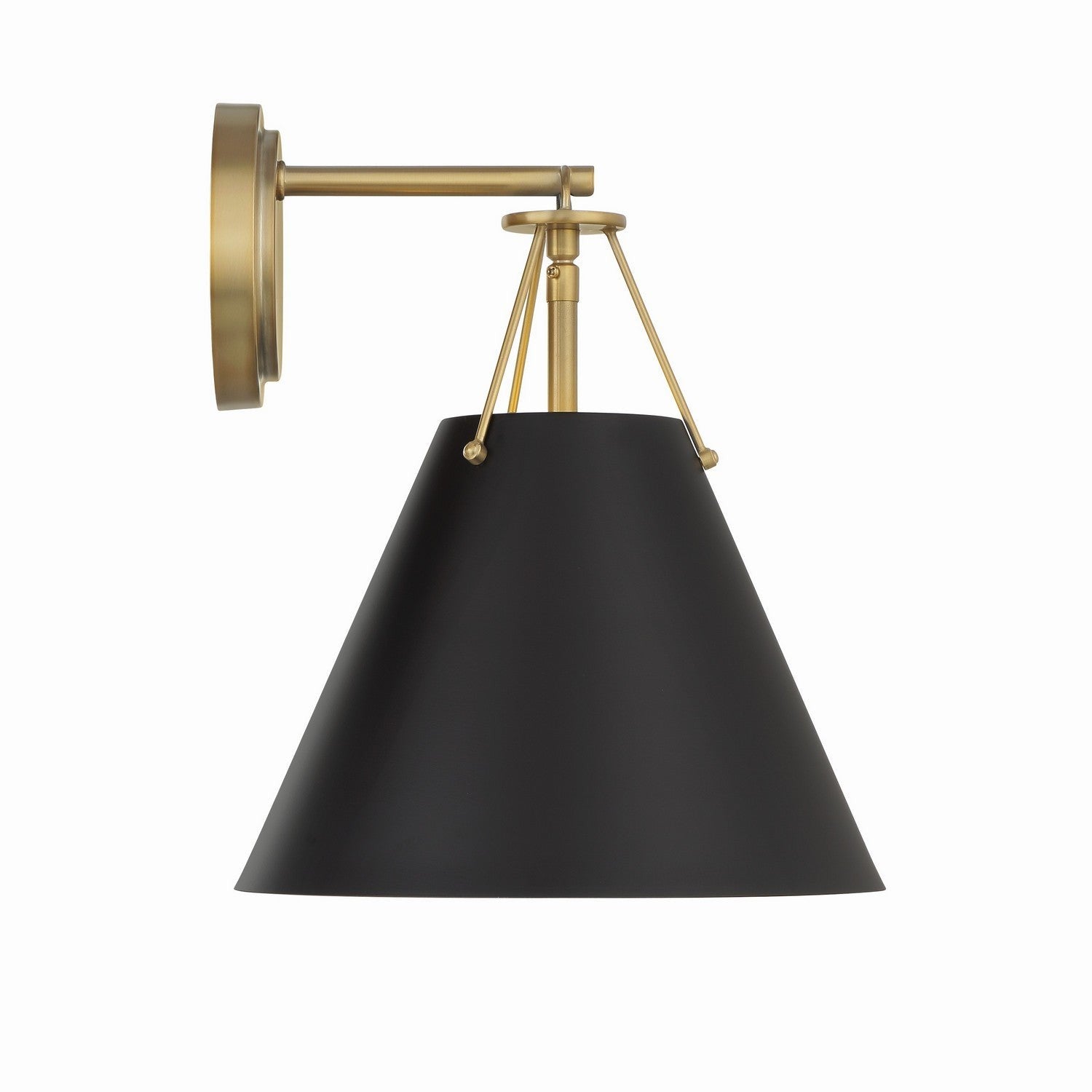 Crystorama - XAV-B8311-VG - One Light Task Sconce - Xavier - Vibrant Gold