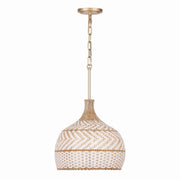 Crystorama - ZAN-9003-SG - Three Light Pendant - Zanzibar - Soft Gold