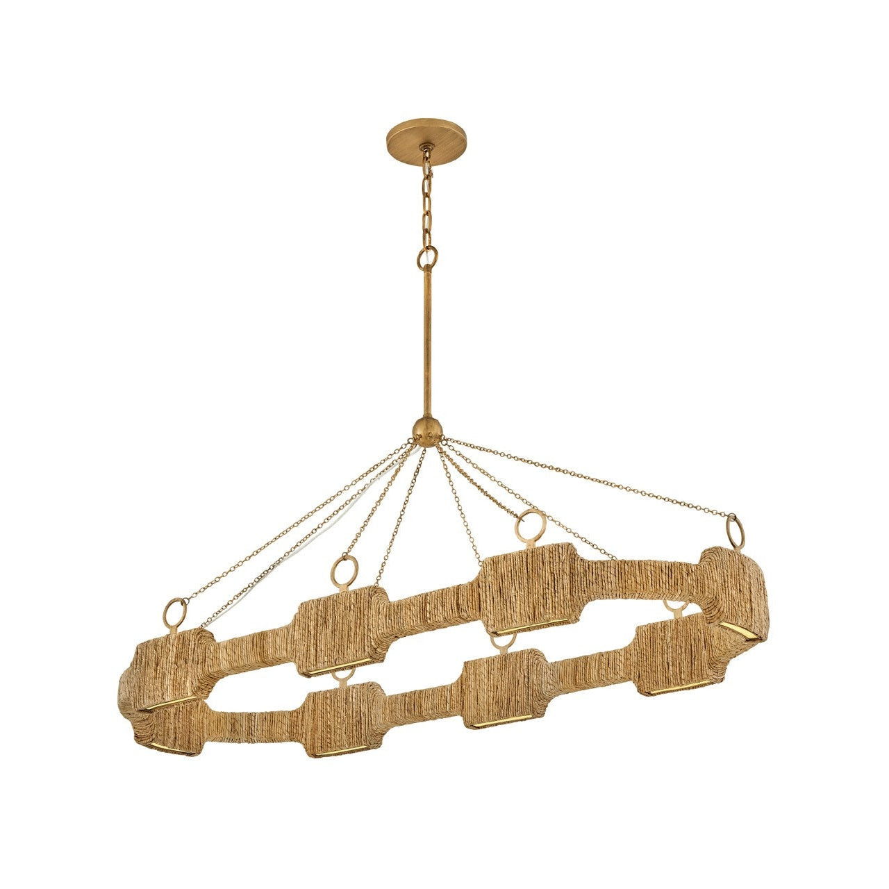 Hinkley - 34107BNG - LED Linear Pendant - Raffi - Burnished Gold