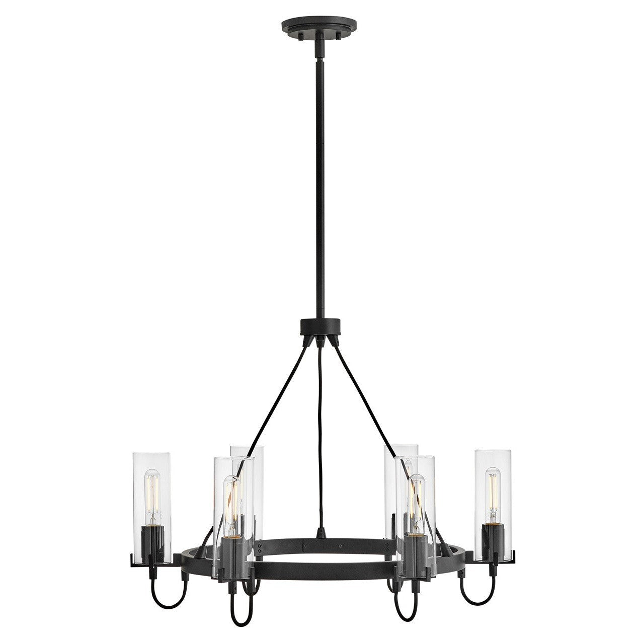 Hinkley - 37855BK - LED Chandelier - Ryden - Black