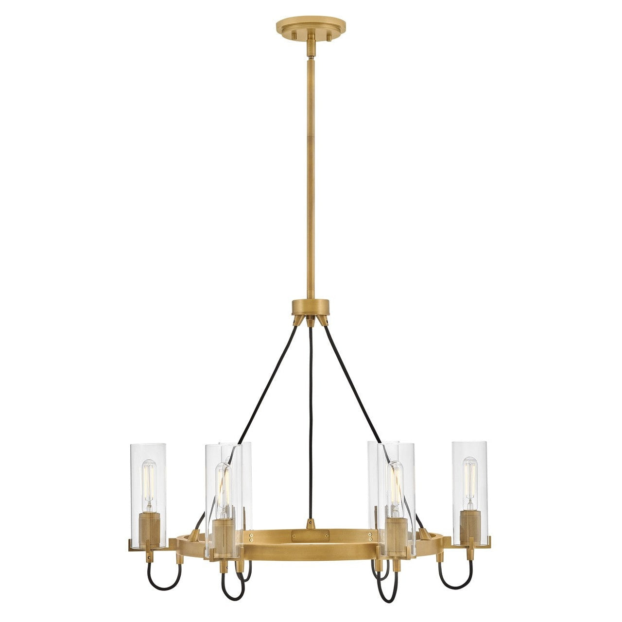 Hinkley - 37855HB - LED Chandelier - Ryden - Heritage Brass