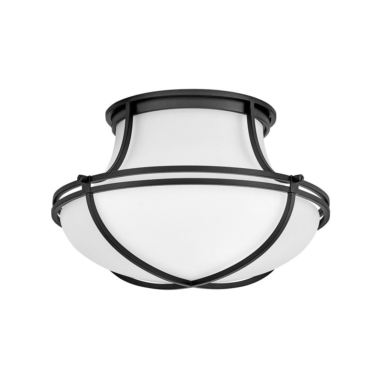 Hinkley - 44491BK - LED Flush Mount - Saddler - Black