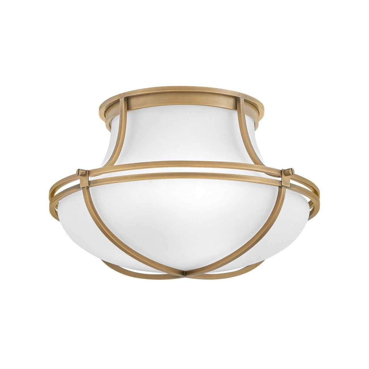 Hinkley - 44491HB - LED Flush Mount - Saddler - Heritage Brass